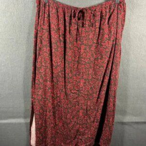 y2k women midi skirt large whimsigoth fairy grunge ditsy floral romantic dainty